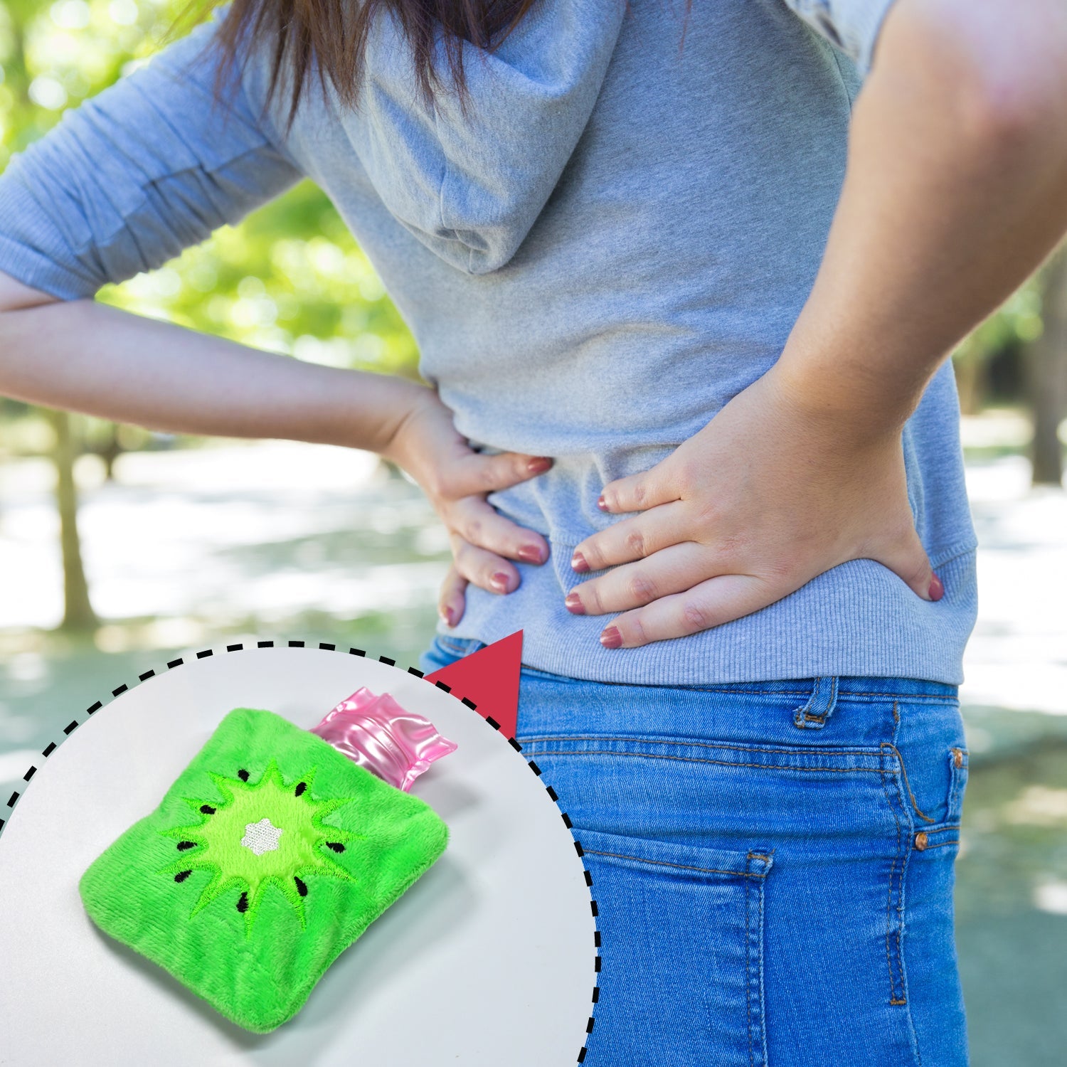 6521 Green sun small Hot Water Bag with Cover for Pain Relief, Neck, Shoulder Pain and Hand, Feet Warmer, Menstrual Cramps. DeoDap 6521 Green sun small Hot Water Bag with Cover for Pain Relief, Neck, Shoulder Pain and Hand, Feet Warmer, Menstrual Cramps. DeoDap